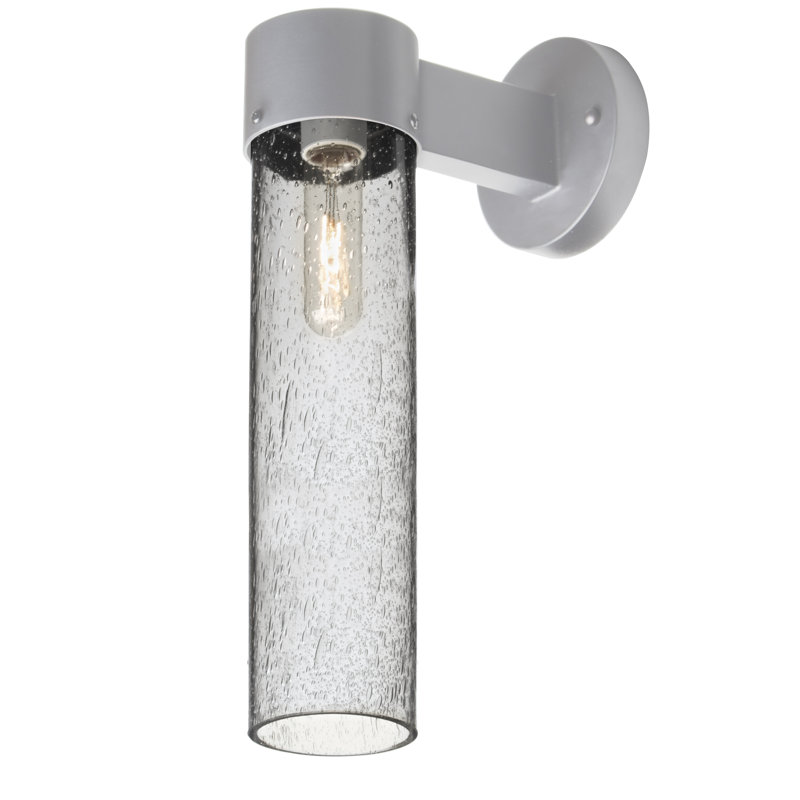 Cattalina Wall Light, Clear, Silver, 17.5" H x 5" W x 8.5" D
