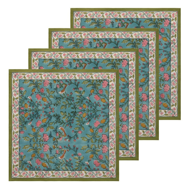 Giverny Napkins - Multicolor - 19" x 19" - Set of 4
