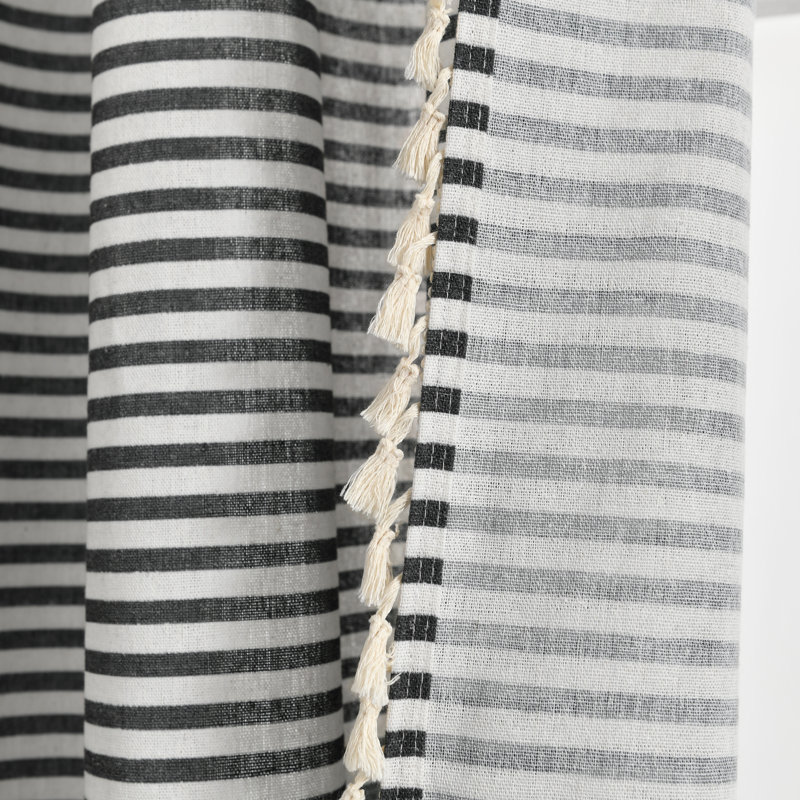 Room Darkening Curtain Pair, Black