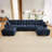 Chenille Modular Sectional Sofa