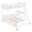 Lit superposé avec bureau