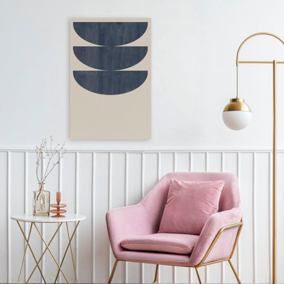 Formes rosées I - formes géométriques abstraites, art minimaliste