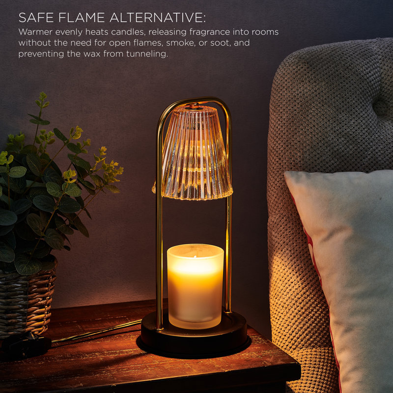 13.8 in. Electric Tabletop Candle Warmer Lamp
