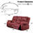 Red Synthetic Leather Motion Sofa
