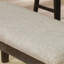 Chaises d'appoint contemporaines à rallonge en bois massif gris et gris-1488697670