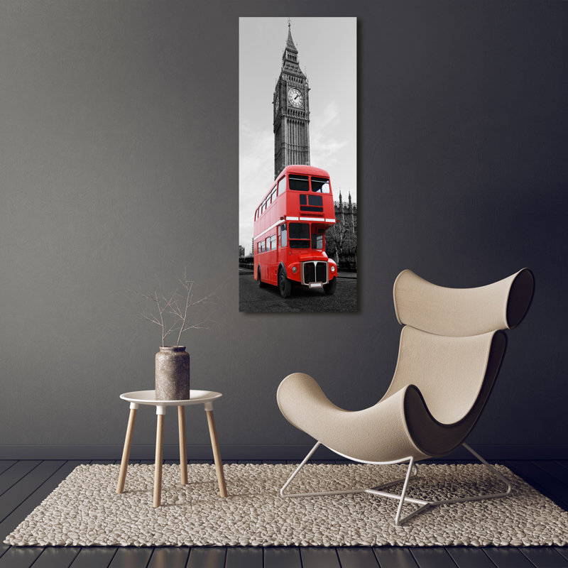 London Bus - Wrapped Canvas Print