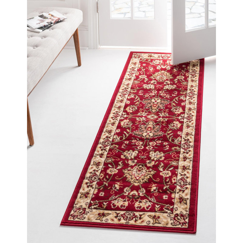 Tapis oriental multicolore Hanan, Tapis de couloir 2 pi 7 po x 10 pi