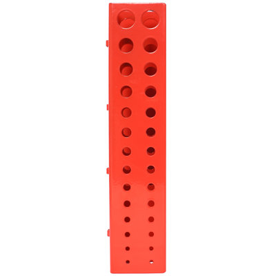 Range-outils pour garage en métal 4 pi avec 3 panneaux perforés, porte-forets, porte-clés, crochets et accessoires pour garage, atelier, entrepôt - noir