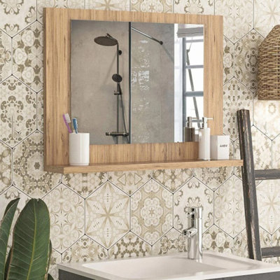 Ezpeleta Framed Mirrored Bathroom Cabinets with Mirror and 1