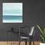 «Coastal Abstraction I» par Chris Paschke - Peinture sans cadre-99827849