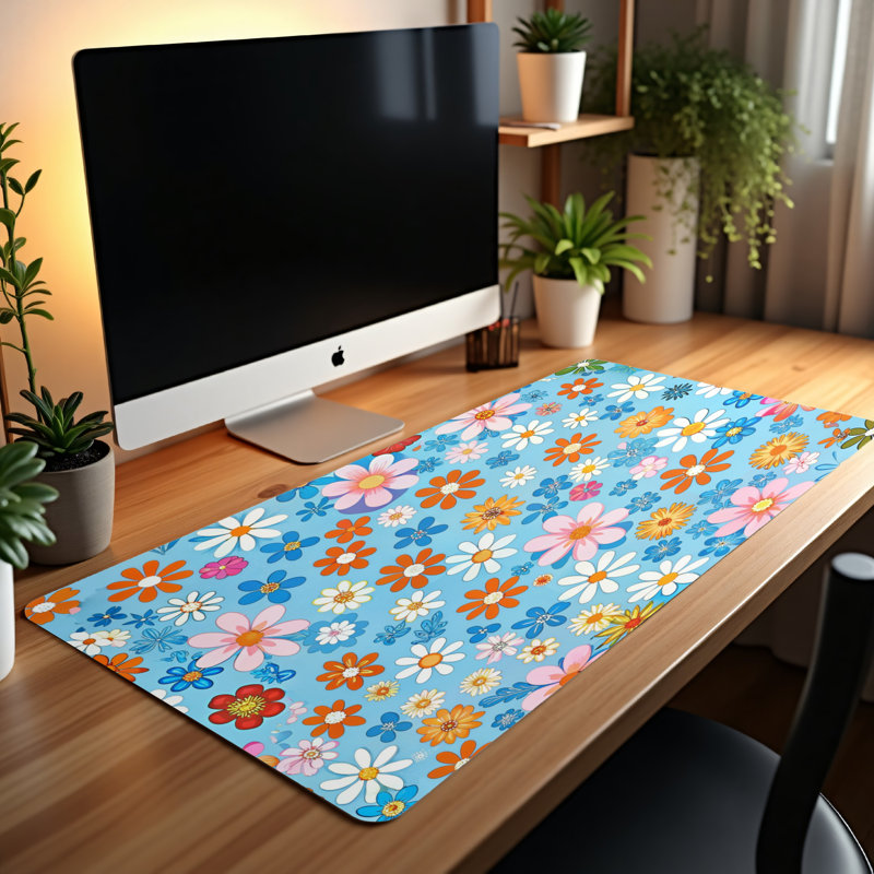 Polyester Desk Pad, 31.5x15.5
