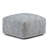Nate 20"W Cotton Square Pattern Pouf-1289111692