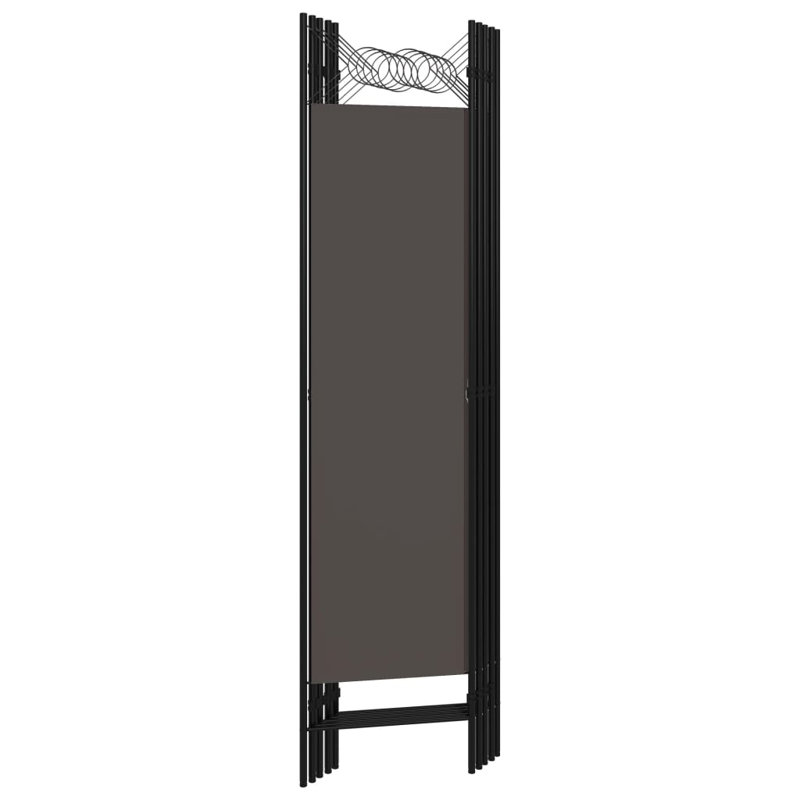 Tati 457.2cm H Folding Room Divider, 5, Anthracite