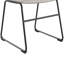 Chaise d'appoint rembourrée en similicuir-1862001559