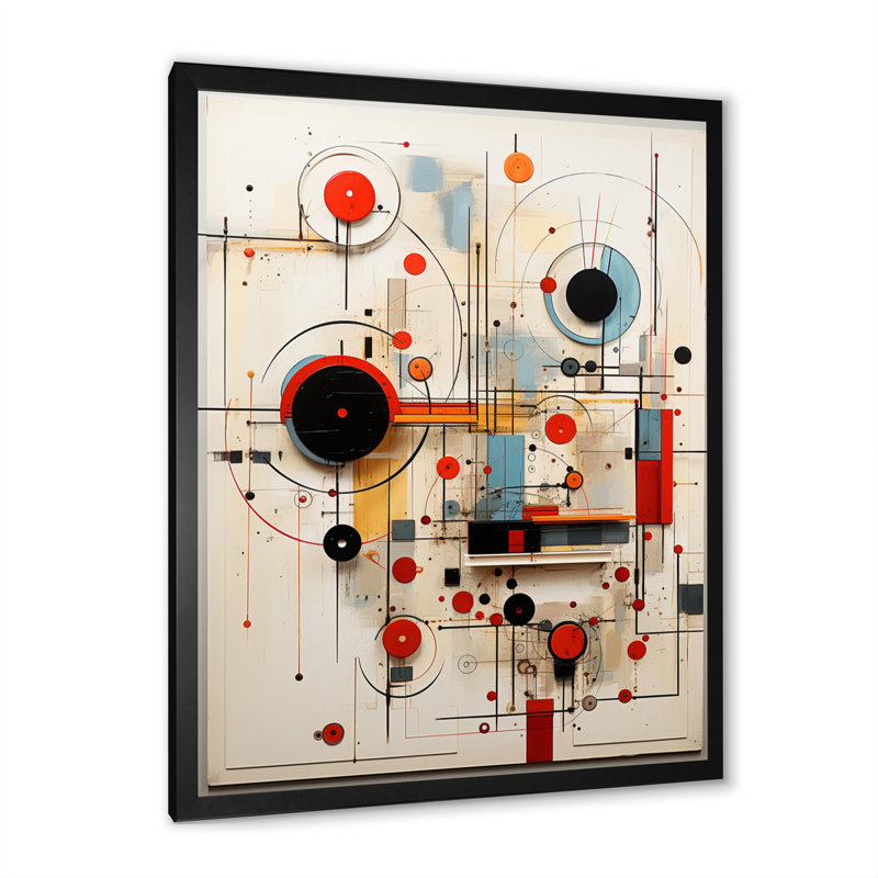 «Henretter Dadaism Absurd Connections», reproduction d'art sur toile, H 40 po x l 30 po x P 1,5 po, Cadre photo noir