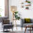 Lampe sur pied en lin Tationna