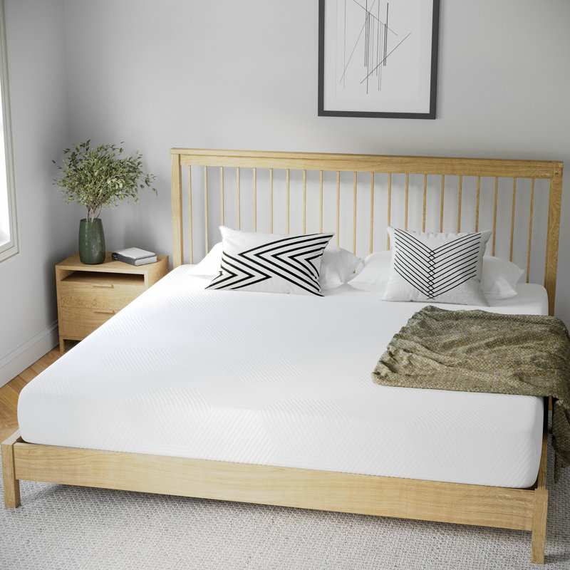 Matelas en mousse viscoélastique de 8 po Paloalto CertiPur-US, Très grand