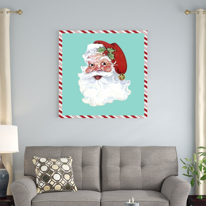 1955 Christmas II par Alicia Ludwig - reproduction d'art sur toile tendue, H 36 po x l 36 po