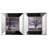 S/2 Vintage Silver Reflective Picture Frames