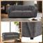 Ensemble de canapé rembourré avec tissu luxueux 3 places pour le salon-1205070265