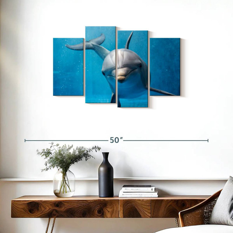 Brampt Friendly Dolphin, 22" H x 36" W