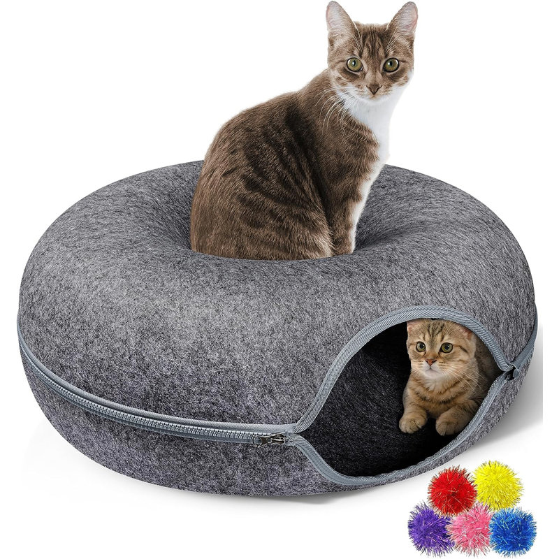 Lit pour animaux Dariely, Gris foncé