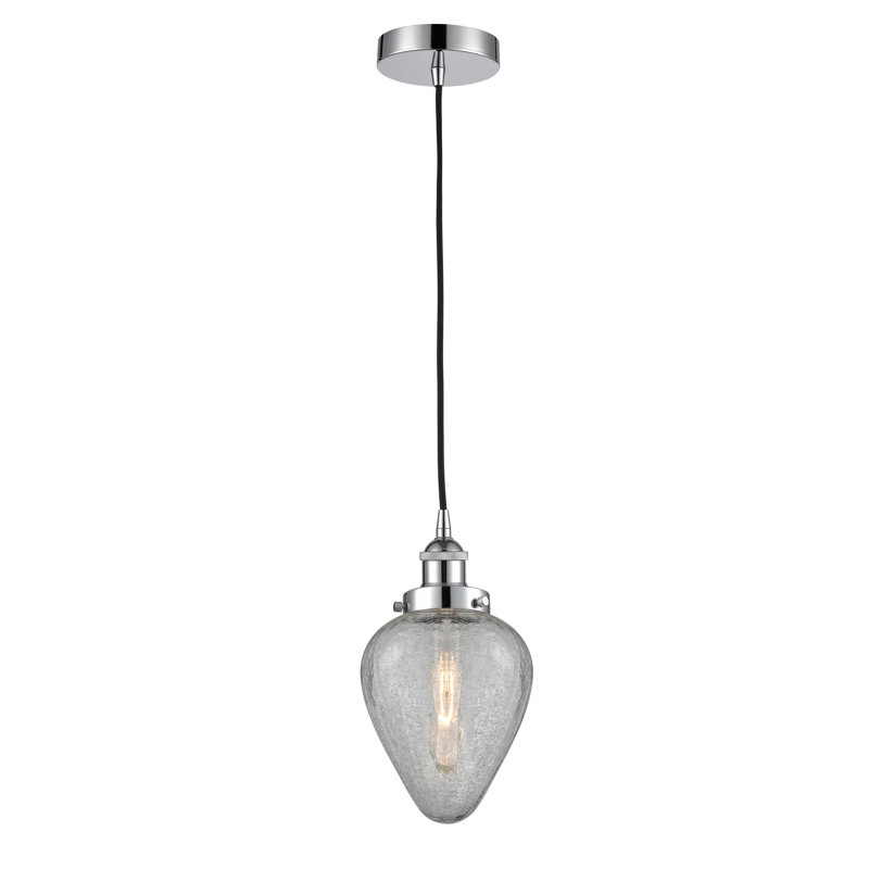 Luminaire suspendu 1 lumière Ameet, Chrome poli
