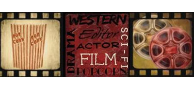 Impression sur affiche de popcorn et de film par Taylor Greene (8 x 24)