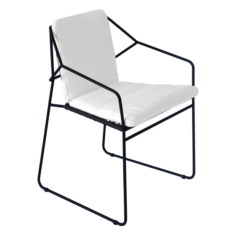 Sandur Outdoor Dining Armchair, Anthracite
