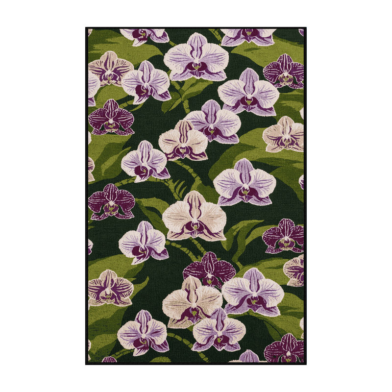  Tapis hawaïen lavable, Rectangulaire 2 pi x 3 pi