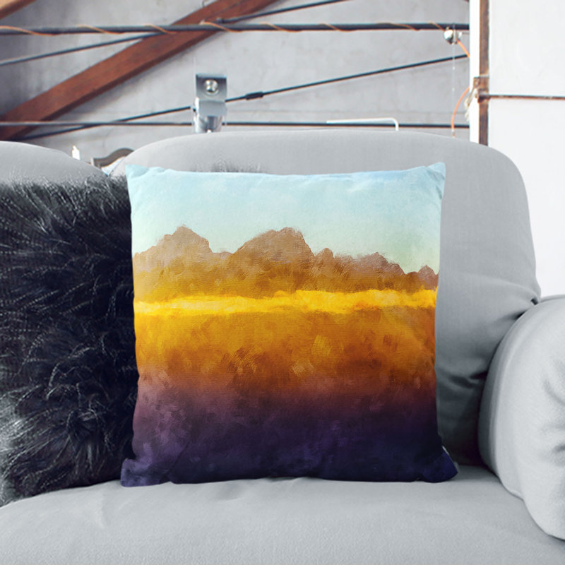 Square Cushion, Black, 40cm H x 40cm W x 15cm D