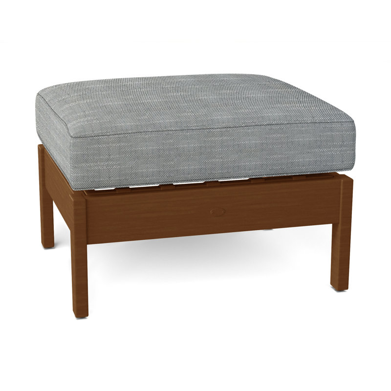 Repose-pieds Kennebunkport, Chêne, InsideOut® Rollo ‑ lin argent, Welt