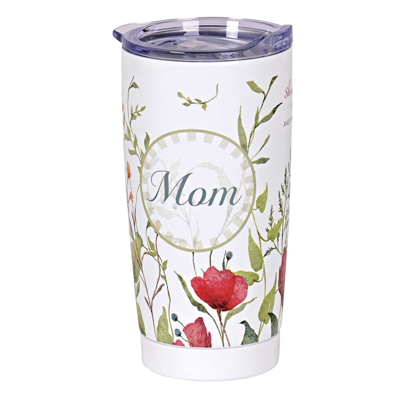 Gobelet Floral Mom Trust In Lord 20 oz