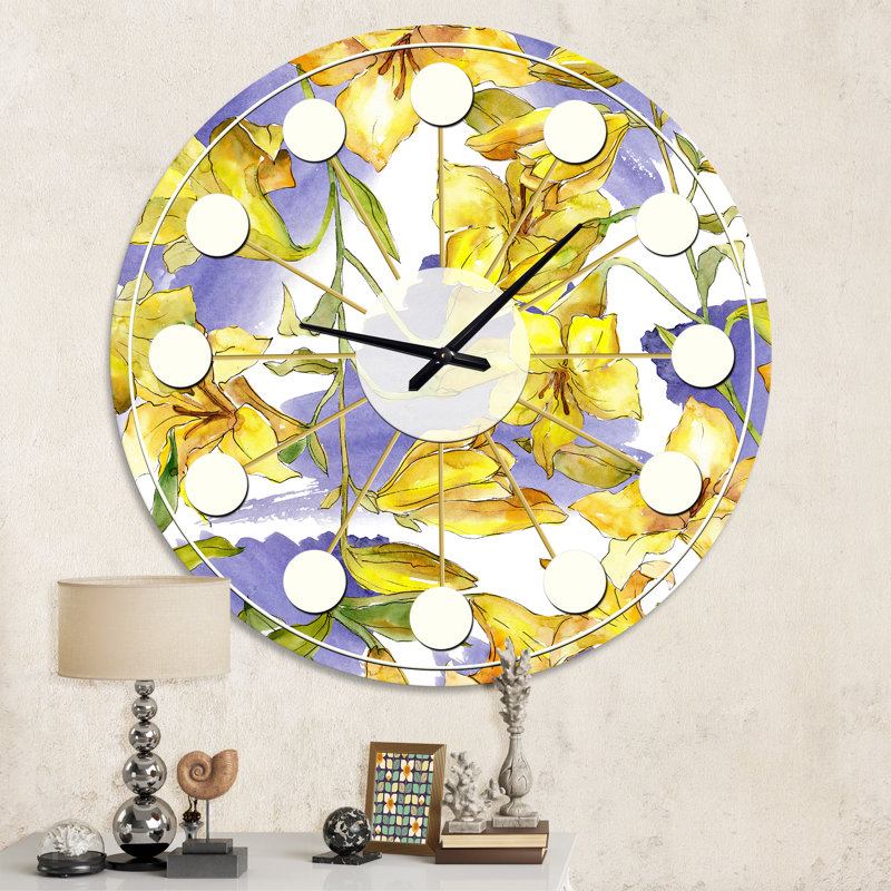 Horloge murale rétro Mid-Century, Moyenne