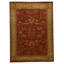 High-Quality Hand-Knotted Wine And Cream Area Rug