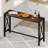 55-Inch Bar Table, Counter Height Narrow Tall Table Behind Sofa, High Top Wood Pub Console Table