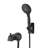 Oil Rubbed Bronze Tub Spout with 6-Setting Handheld Shower, Lift-Up Diverter and Stainless Steel Construction - No-Drill Installation