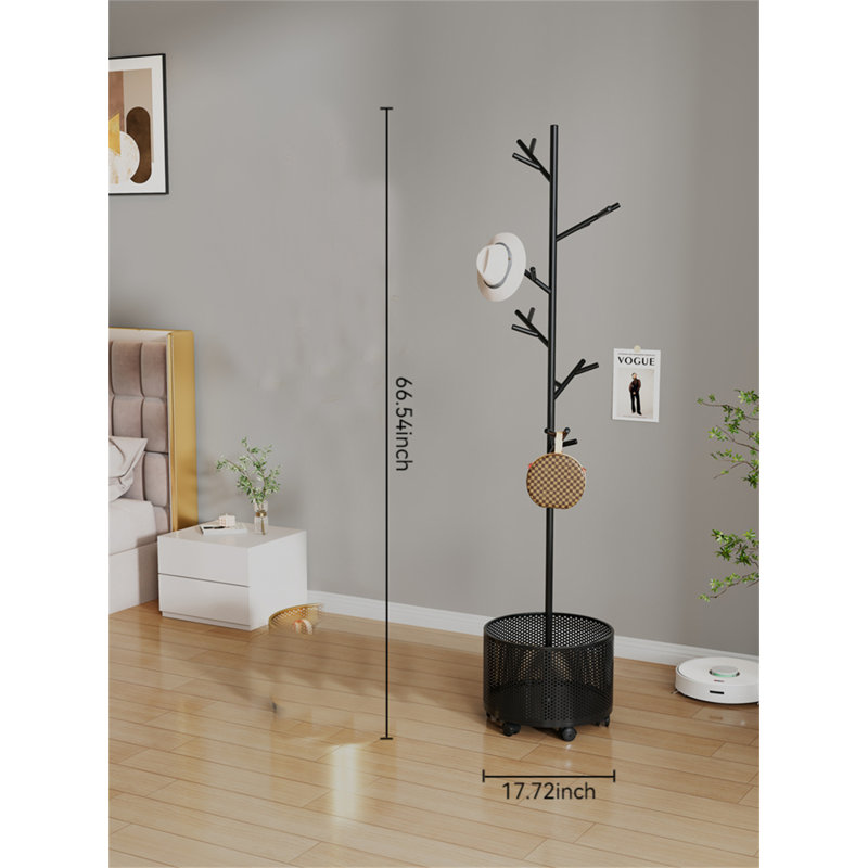 Deluxe Freestanding Clothes Drying Rack, Black