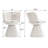 Upholstered  360° Swivel Barrel Accent Chair-1019233643
