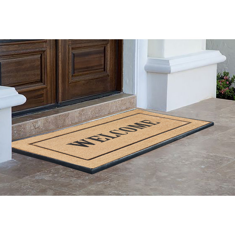 A1HC Entrance Door Mats, Durable Large Outdoor Rug, Flock Doormat, Indoor Outdoor  Front Door, Doormats for Outdoor Entrance, 30x48 