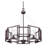 Newlin 5-Light Steel Dimmable Drum Chandelier -732996588