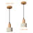 Modern Wooden Ceiling Lights Adjustable Height Pendant Lights Cement Chandelier for Kitchen Island Dining Room Bedroom-1621007334-1621079167