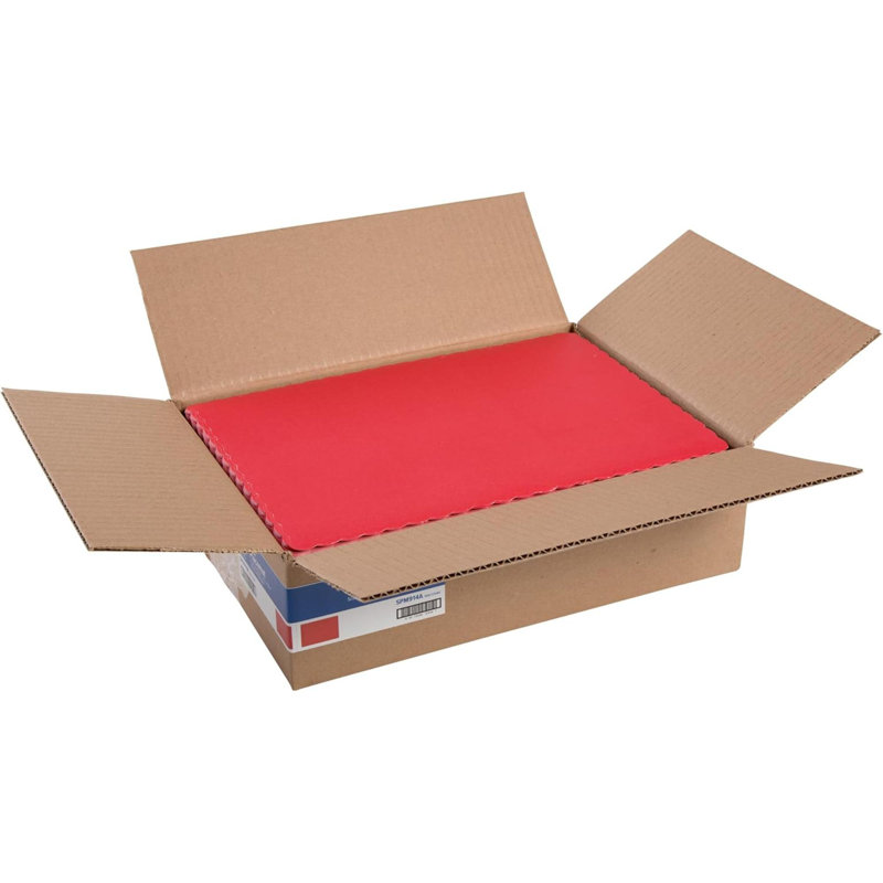 Napperon jetable, paquet de 1000, 13.3" L x 9.3" W, Rouge