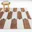 Tapis rouille / crème moderne Couverte-436466076
