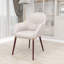 Ensemble de 4 chaises de salle à manger Corrigan Studio® revêtues de velours avec pieds en fer-568116368