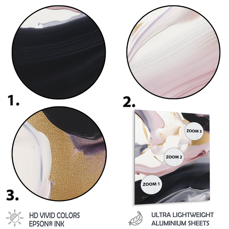 Décoration murale Kilraghts Marble Symphony II, H 20 po x l 12 po x P 1 po