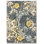 Morris Hand Tufted Wool Floral Area Rug in Blue