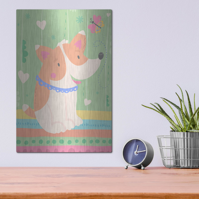 «Cutie Patootie 2» par Holli Conger, art mural en métal, H 16 po x l 12 po