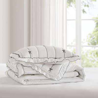 Romantic Twin Bedding Sets, Microfiber Quilt, Youthful Style For Bedroom