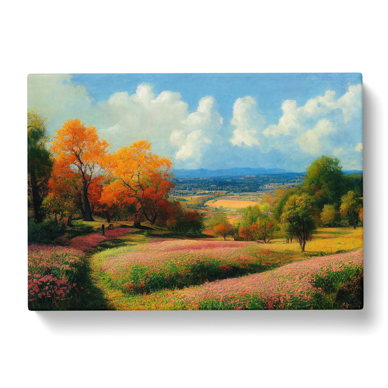 Flourishing Spring Forest - Wrapped Canvas